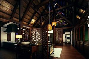 The Kedah themed living room The Kedah themed living room