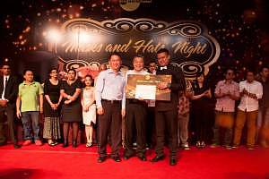Mr. Muhammad Shahir was awarded the Superstar of the year 2013 by One World Hotel top management
