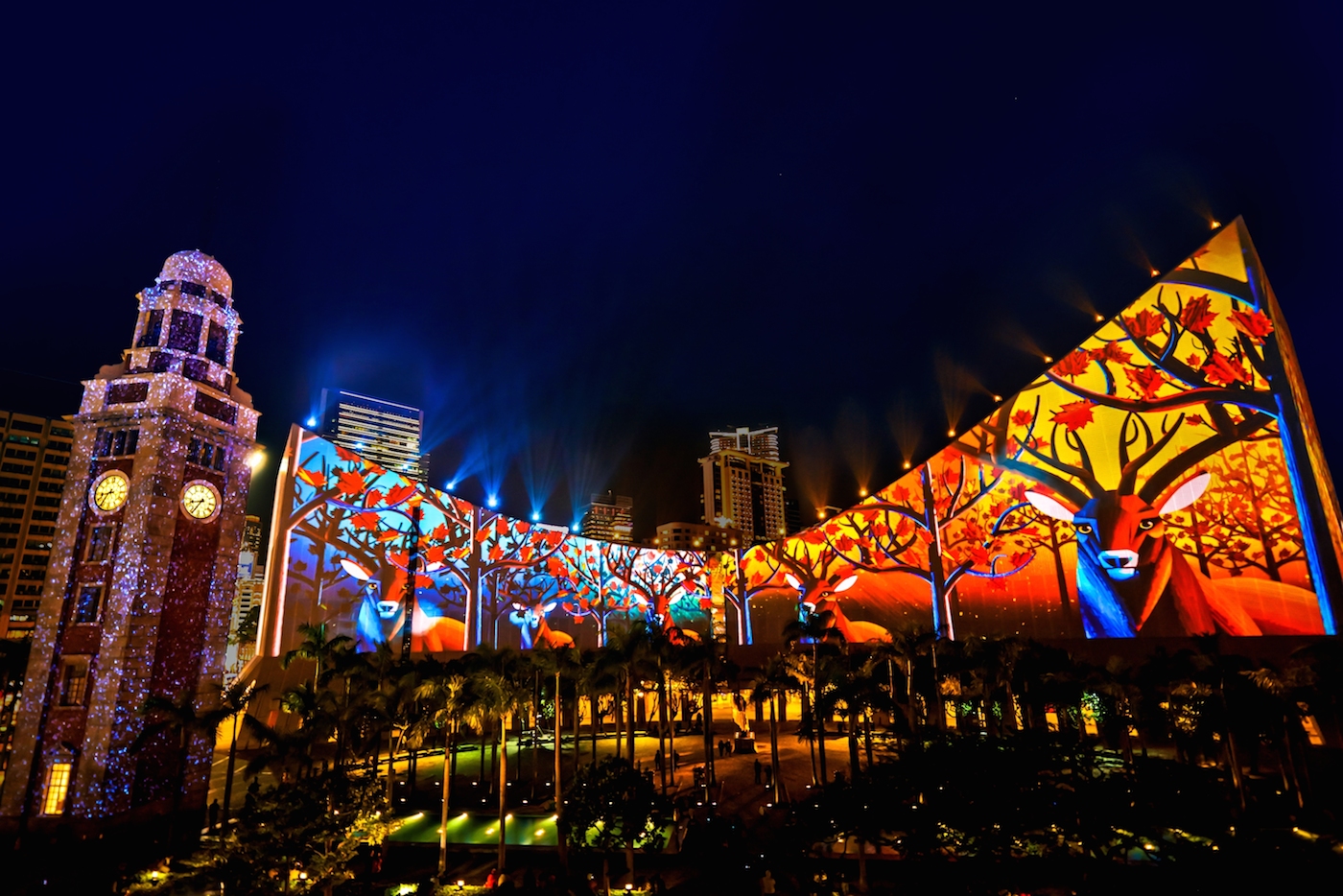 HK 3D Pulse Light Show