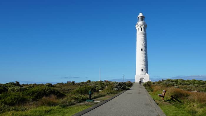 Cape Leeuwin Lighthouse is the tallest lighthouse on mainland Australia.