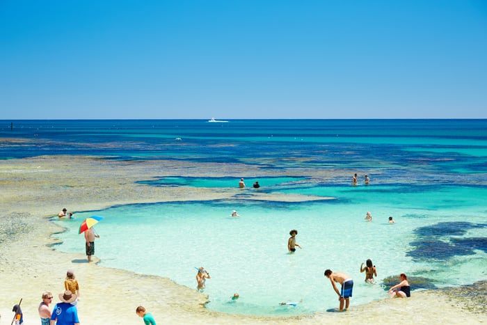 Rottnest Island, Western Australia, is a beach-lovers' paradise.