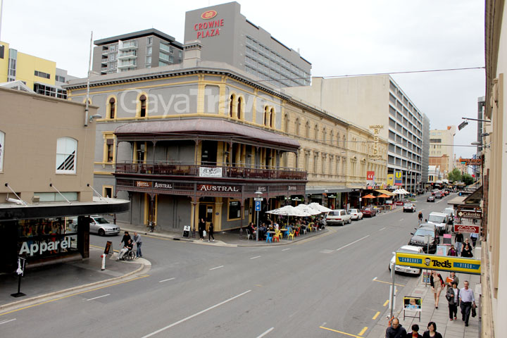 On the streets in Adelaide
