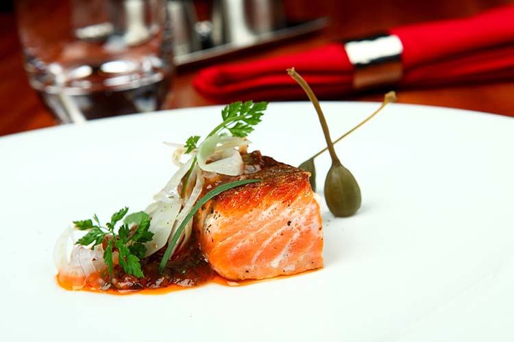 Ocean Trout Tomato Ketchup Dressing and Fennel Salad
