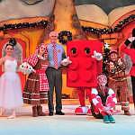 Cast of When Santa Got Stuck up the Chimney and Mark Germyn