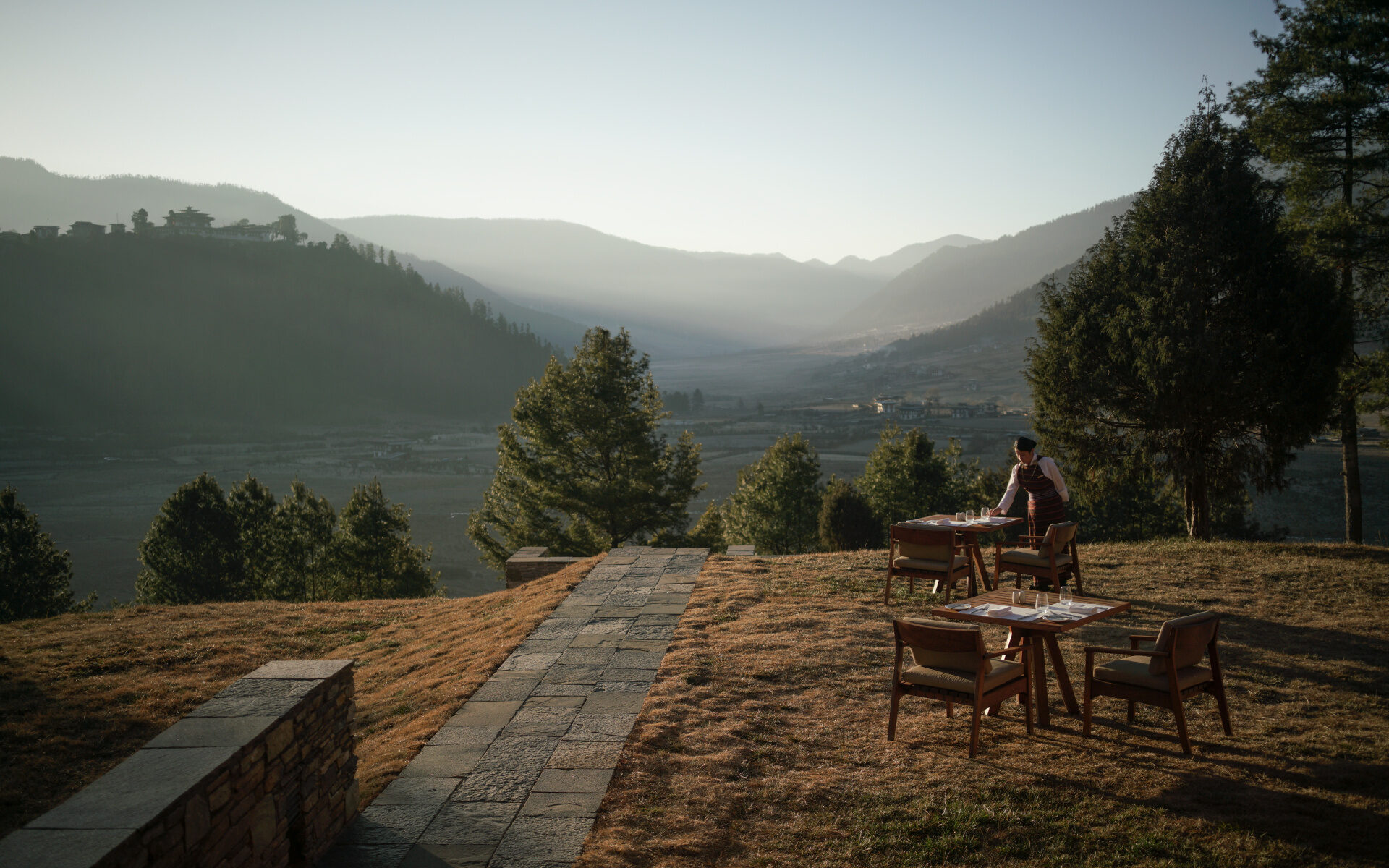 Gangtey Valley View from Lodge