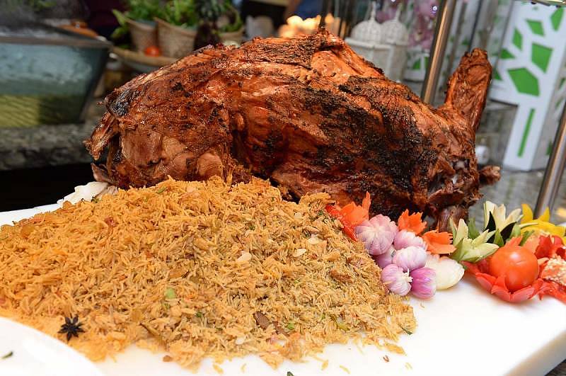 Roasted whole lamb with the finest herbs and spices with special briyani rice - Concorde Hotel - Cuit-Cuit Rasa Ramadhan