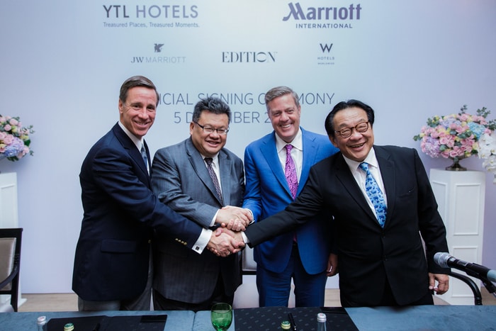 Marriott International and YTL Hotels