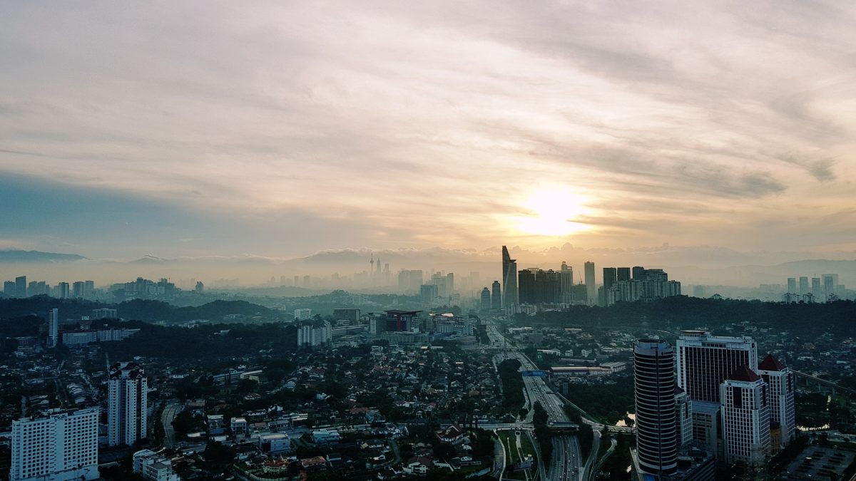 Panoramic view of Klang Valley.