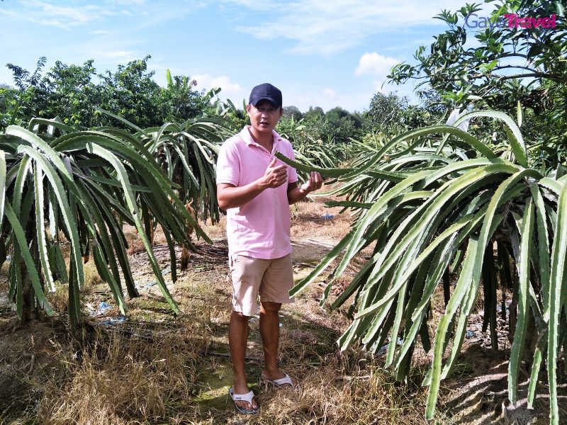 Daniel Lee Chee Wei explaining the history of his farm.