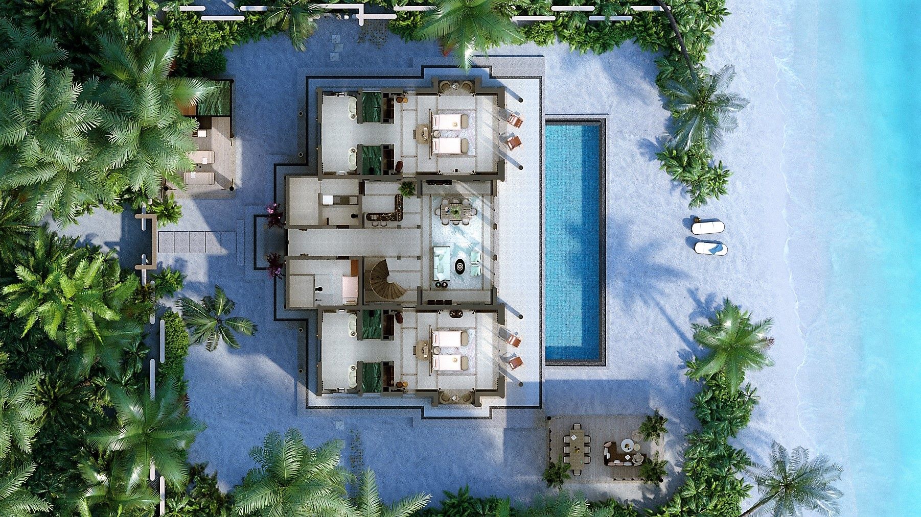 4 Bedrooms Beach Residence Ground Floor