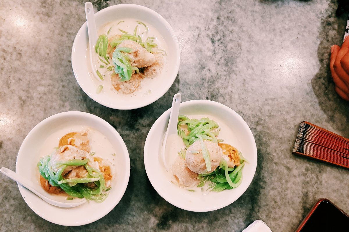 Tasty cendol at Auntie Foo during ETW7
