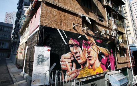 Paying tribute to local icon Bruce Lee, this street art is one of the most visited street arts of tourists and locals alike.