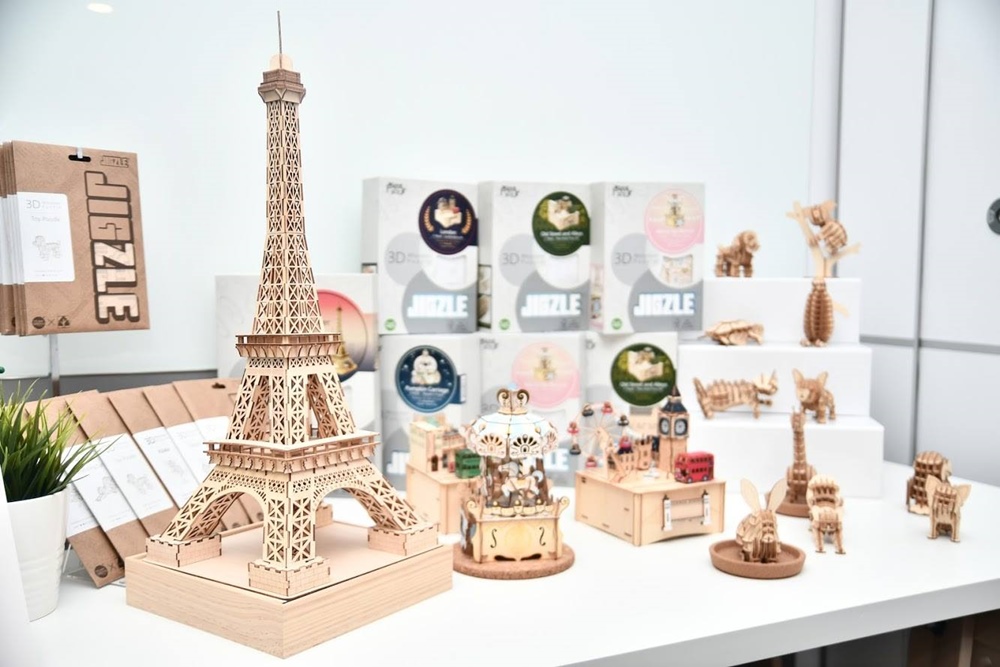 Biodegradable 3D puzzles by Team Green (Picture credit to Team Green)