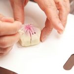 Cherry blossom Japanese sweets.