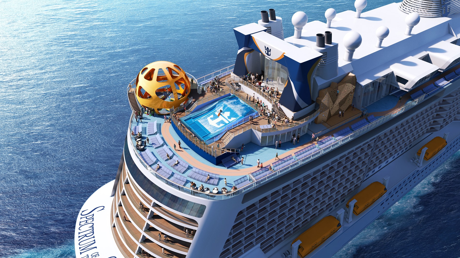 Artist's impression of Royal Caribbean's Spectrum of the Seas.