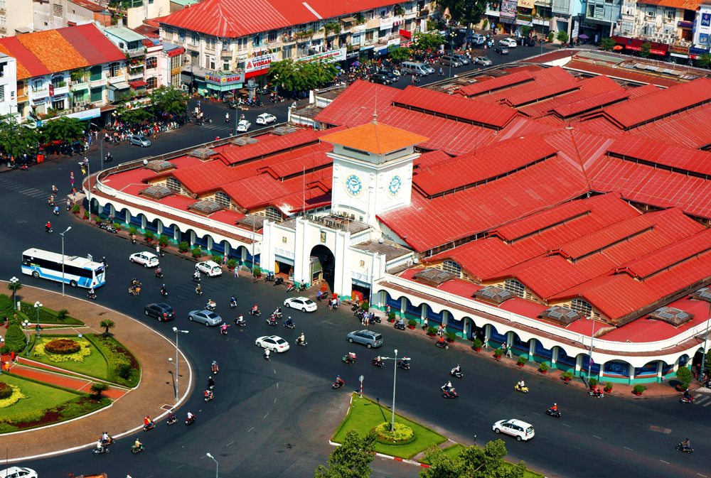 Immerse yourself in local culture at the Ben Thanh Market