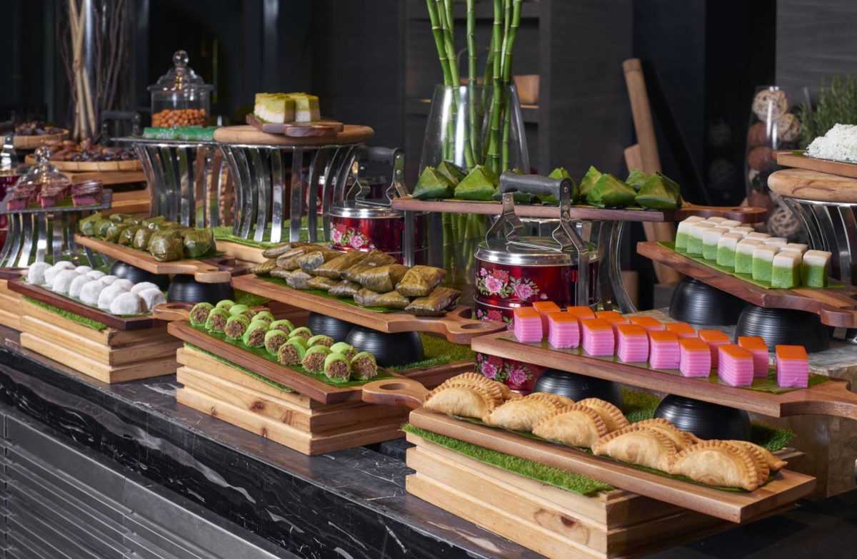 A vast selection of Malay kuih-muih