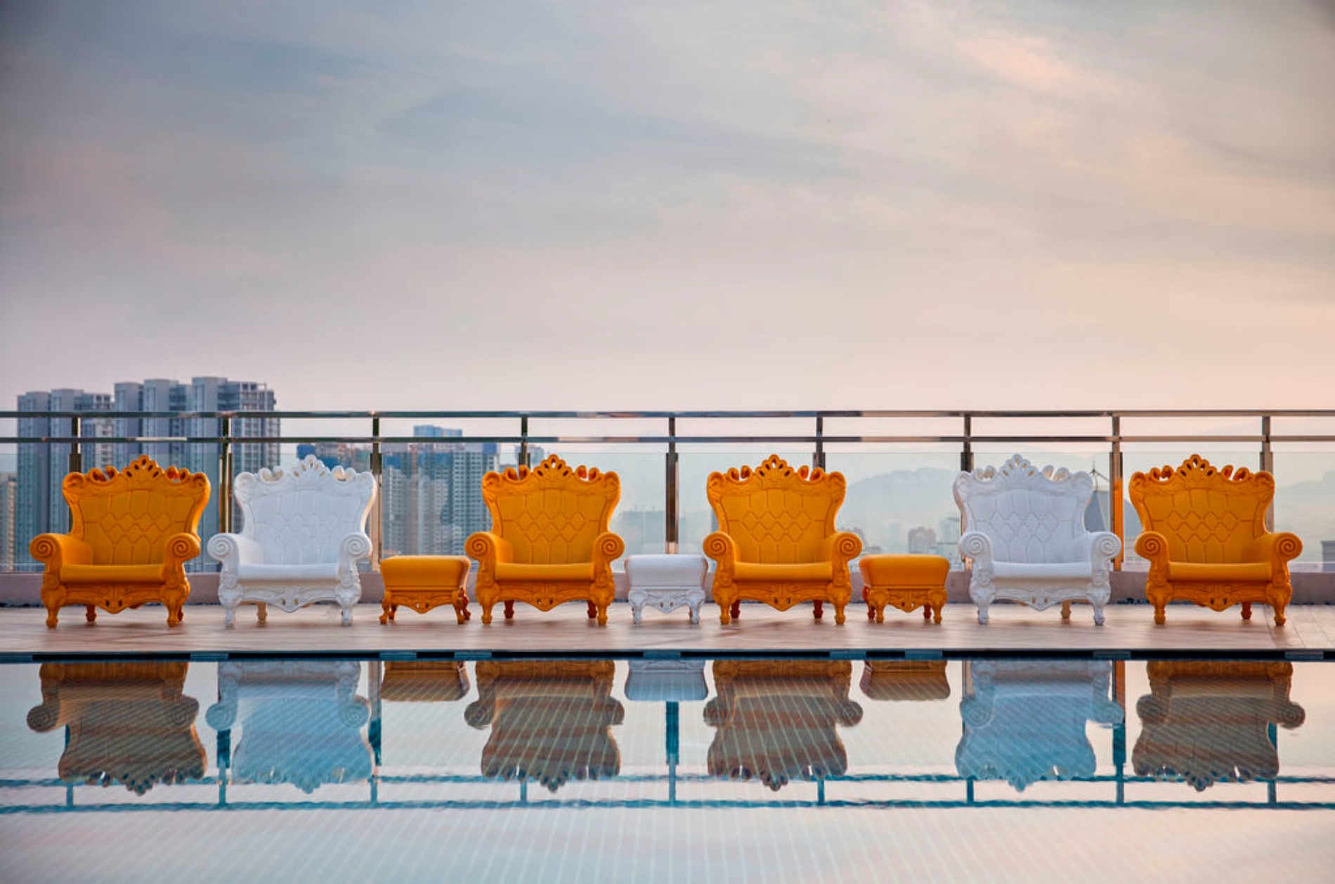 DHS Sunrise Rise over Rooftop Pool