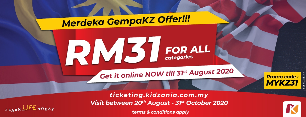 Merdeka Promotion - KidZania