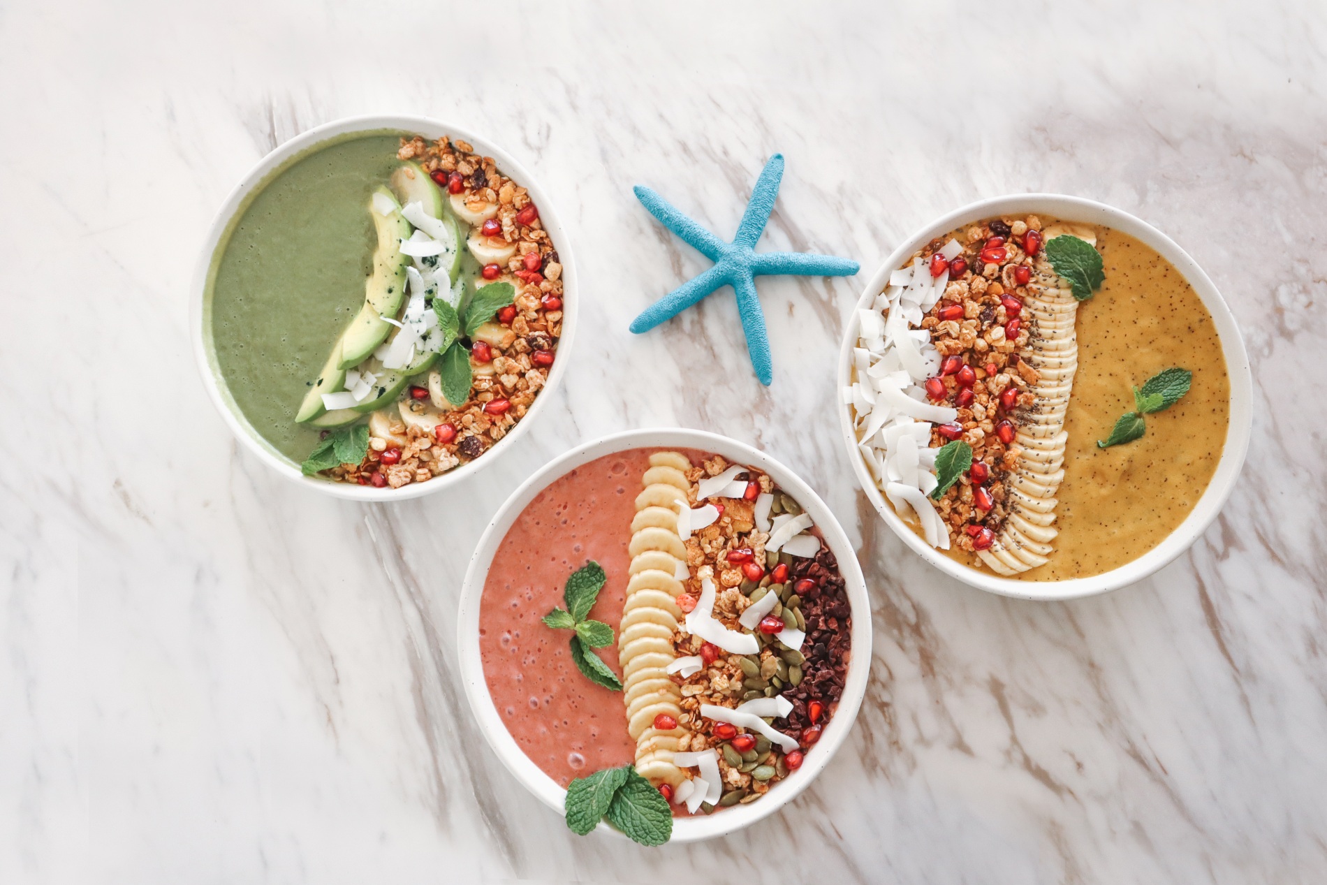 Plant-based Coconut Acai Bowls at Avani+ Samui Resort