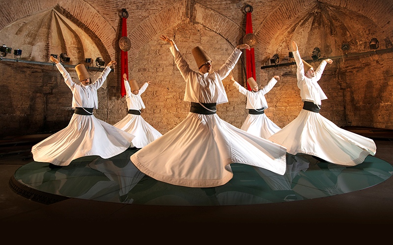Sufi Dervishes performing The Whirling Dervishes Performance