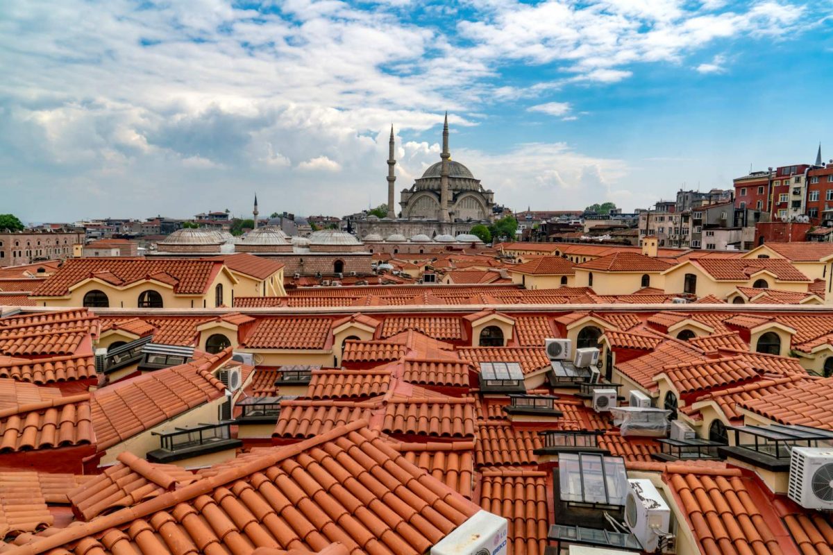 View of the Rooftop Bazaar