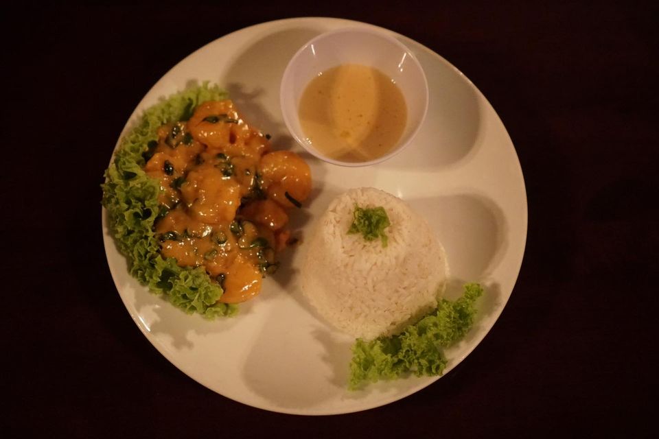 Salted Egg Butter Prawn at Mona by Jibril
