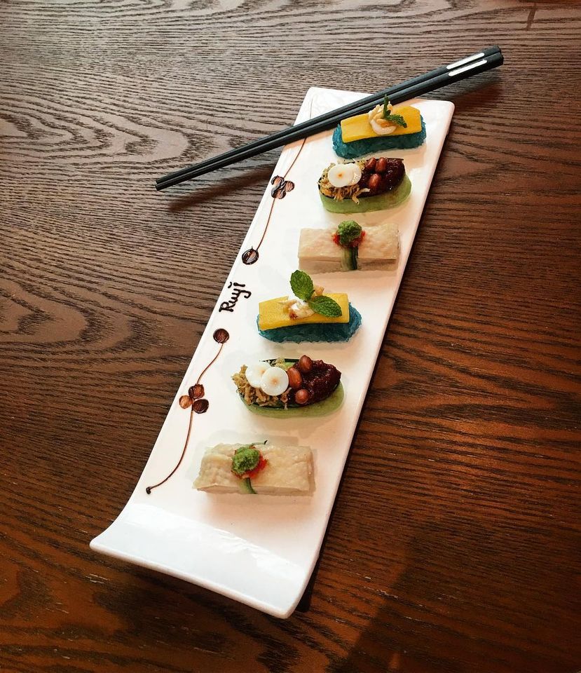 Nasi lemak sushi at Ruyi & Lyn