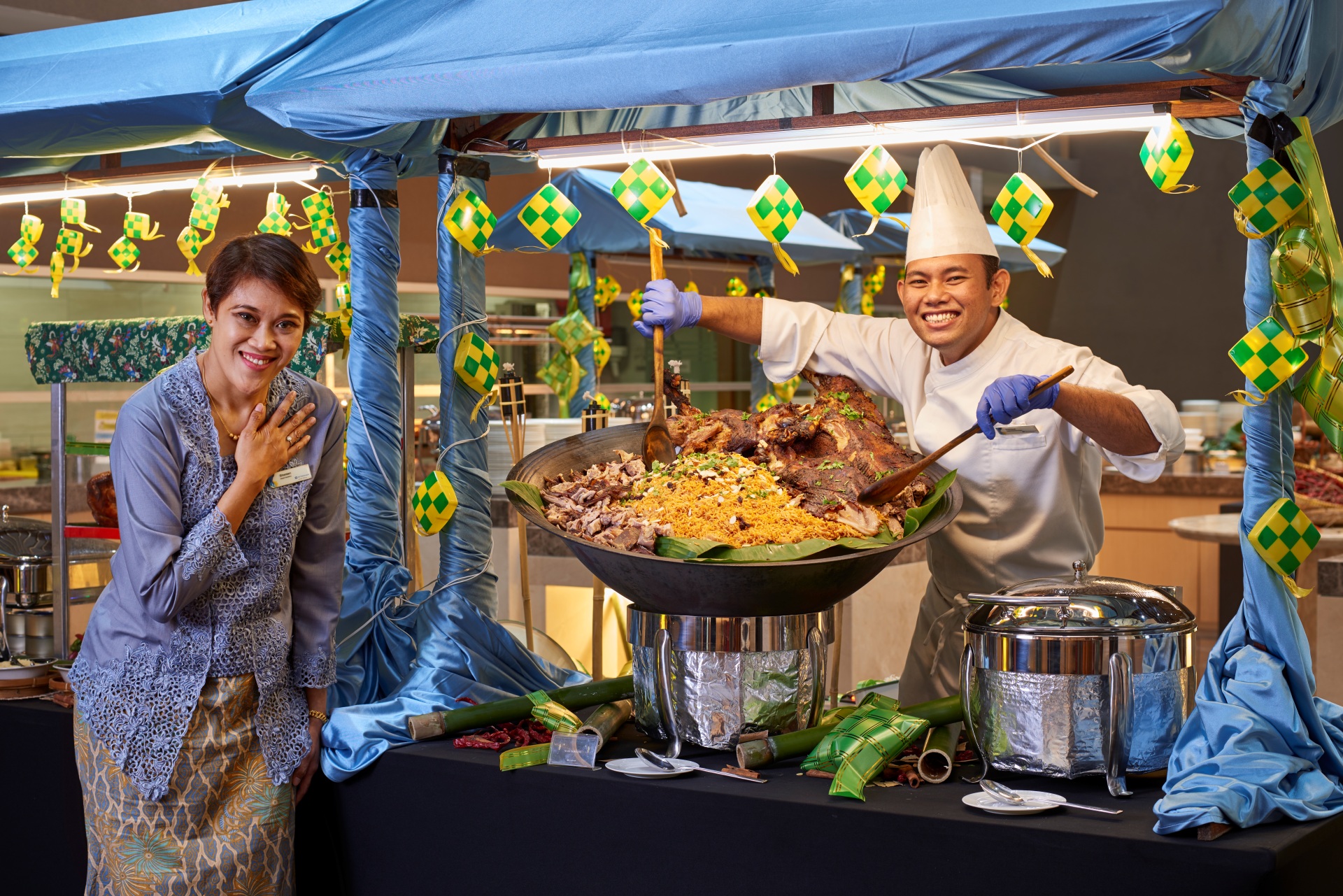 One of the highlights in the Nostalgic Kampungku spread is the roasted lamb that goes perfectly with their Nasi Tomato (Picture credit: Wyndham Acmar Klang)