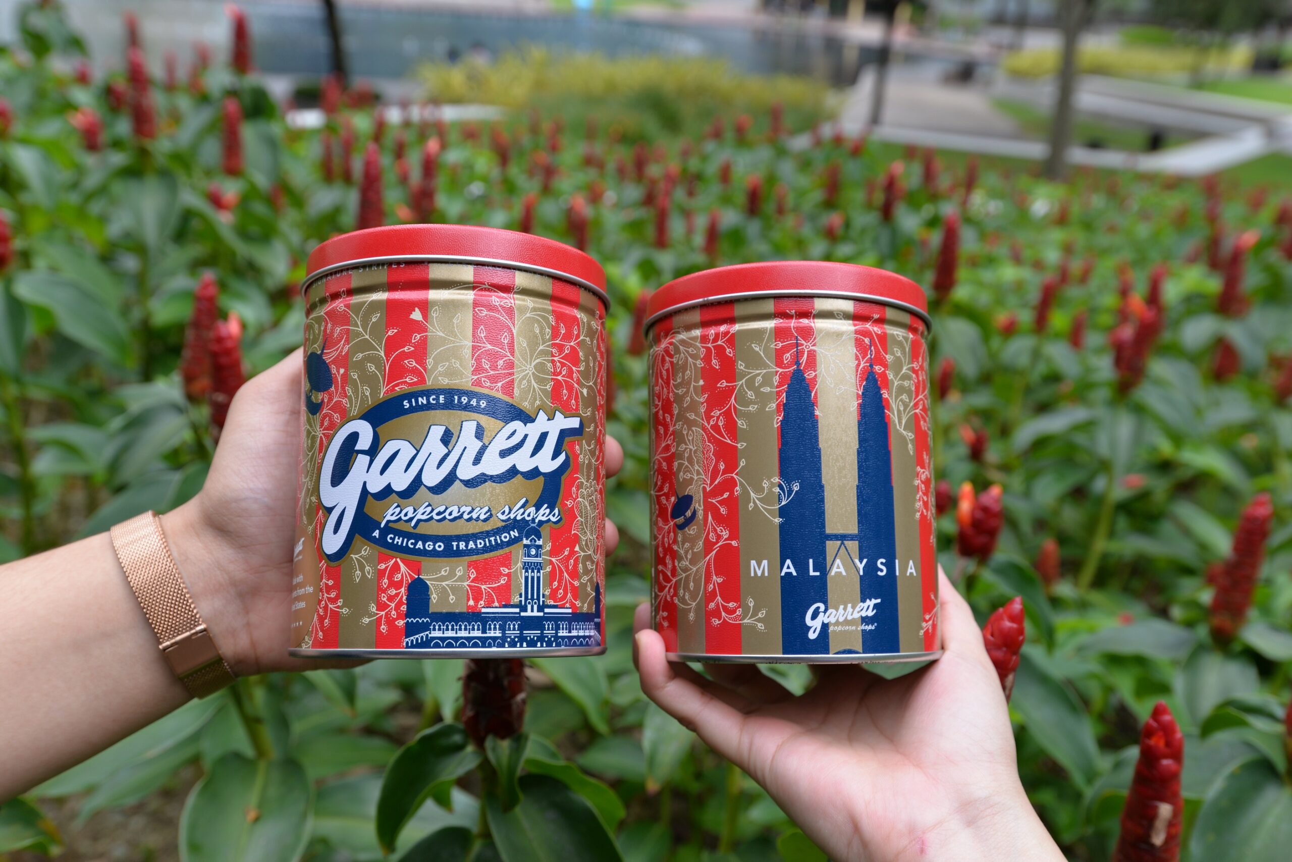 Malaysia Petite Tins from Garrett Popcorn Shops