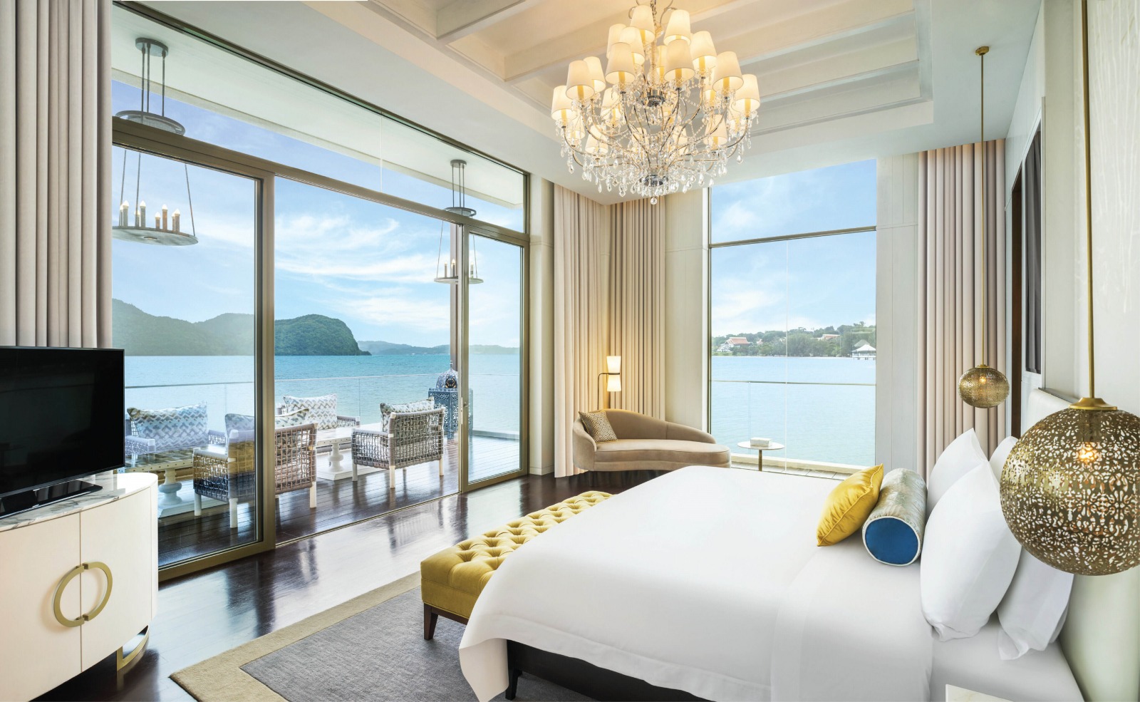 Sunset Royal Villa Master Bedroom at The St. Regis Langkawi