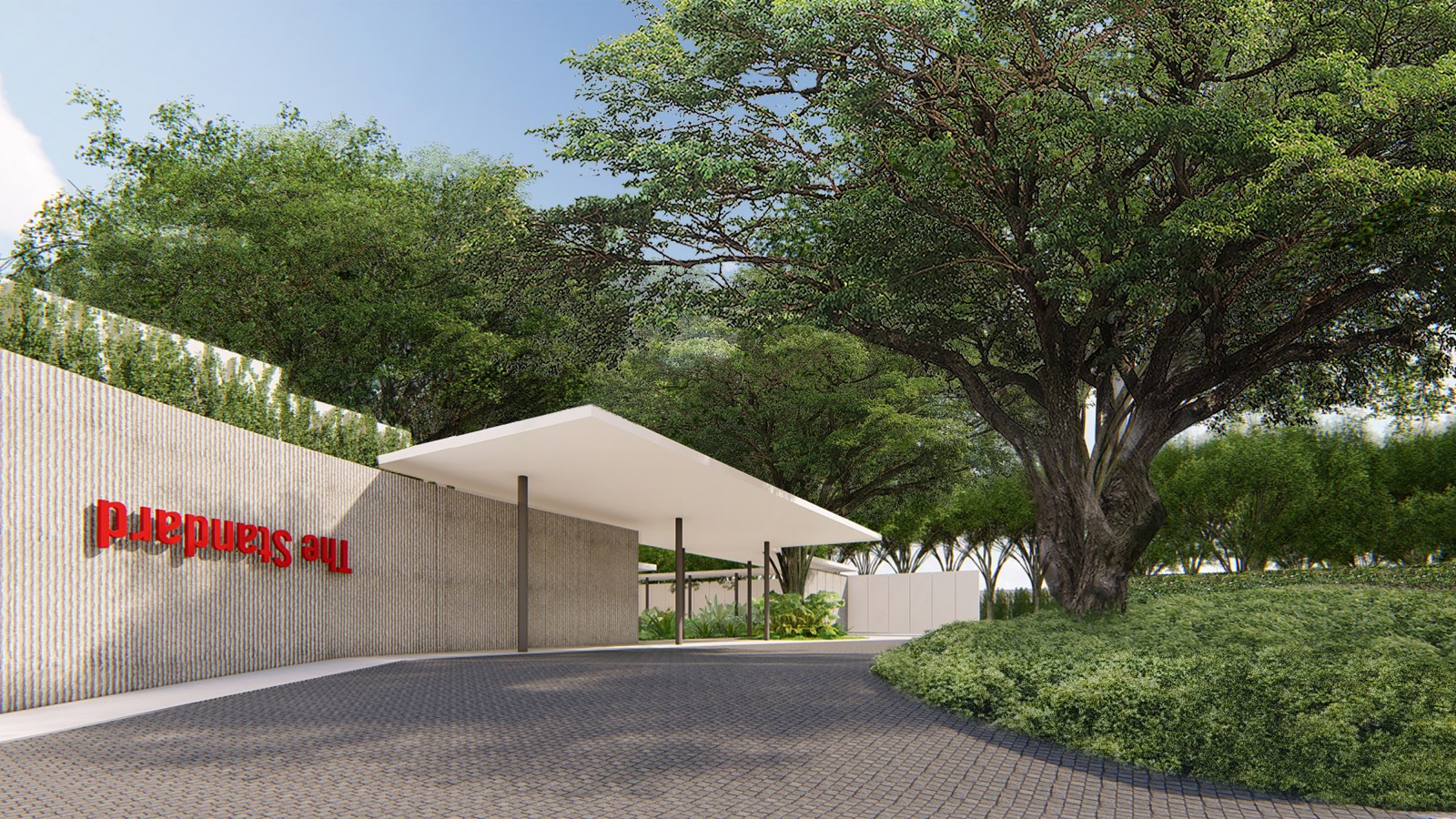 The entrance to The Standard, Hua Hin