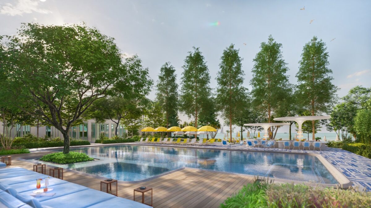 The pool of The Standard, Hua Hin