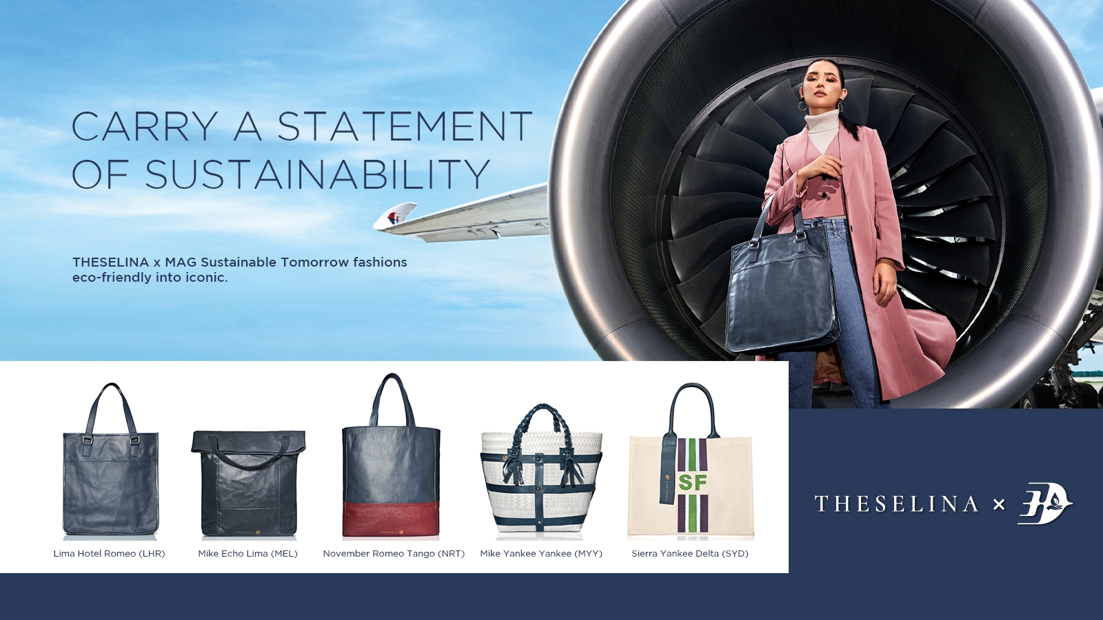 Special sustainable collection by Malaysia Aviation Group (MAG) and the Malaysian homegrown brand, THESELINA.