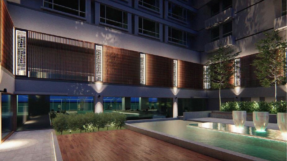 G Hotel Gurney's new lobby concept photo.