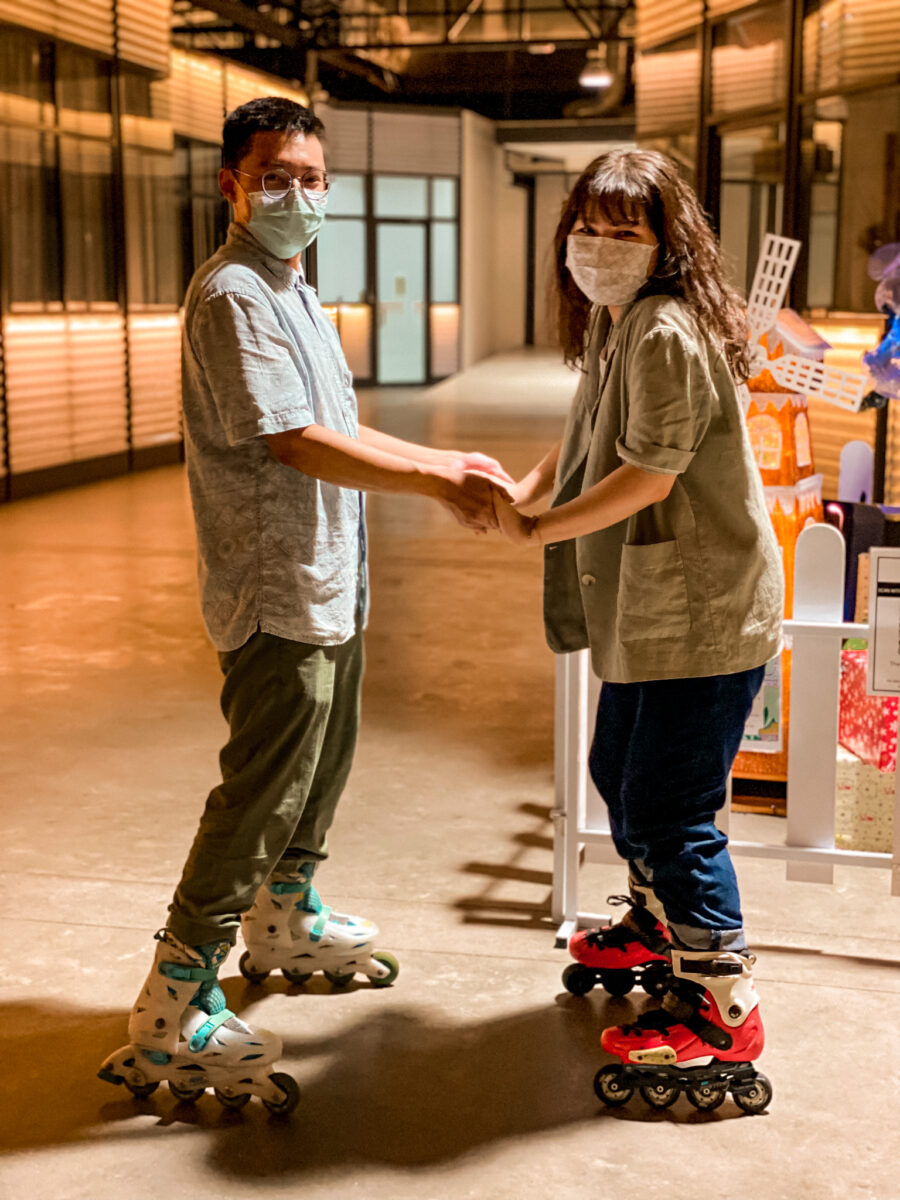 Bring your partner or friend to skate at The Square by Jaya One.