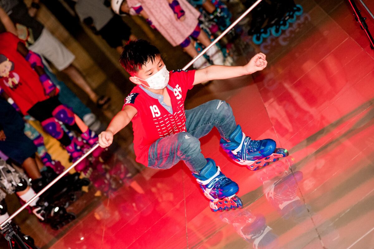 Children are welcome to skate freely at The Square by Jaya One.