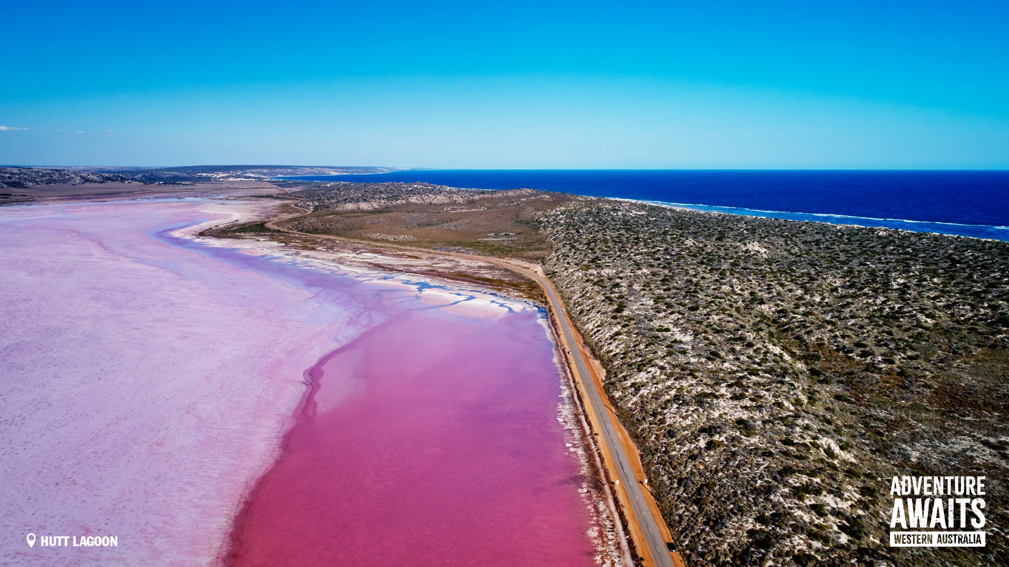 Hutt Lagoon (Image Credit: Tourism Western Australia)