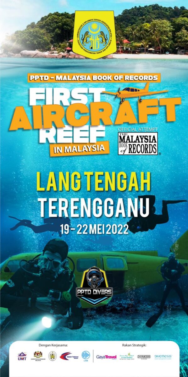 Program PPTD – Malaysia Book of Records: First Aircraft Reef in Malaysia