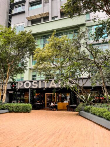 The façade of Positano Risto at Publika.
