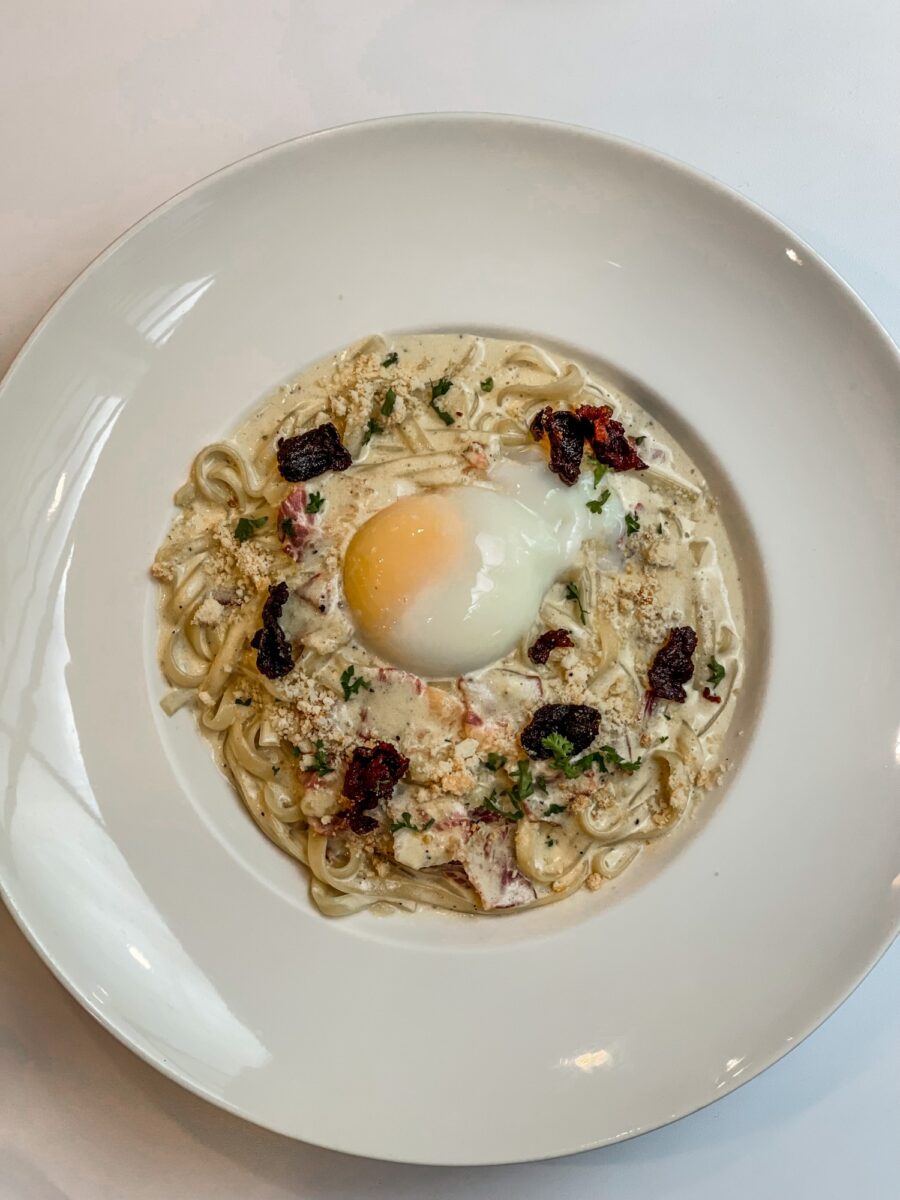 The Fettuccine Carbonara at Positano Risto at Publika.