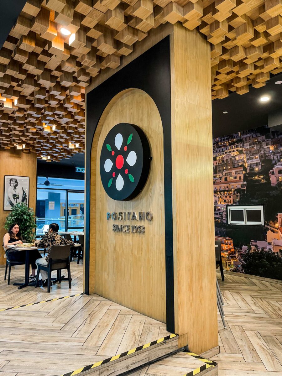 The interior of Positano Risto at Publika.