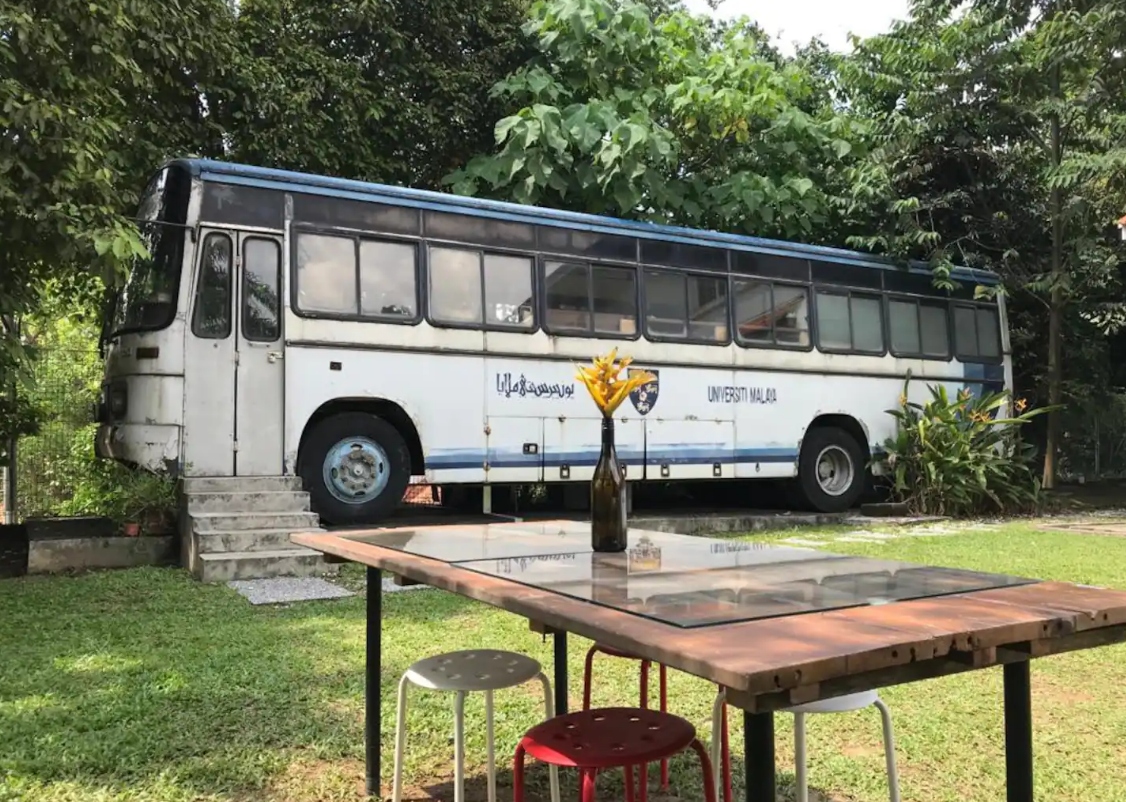 Converted Bus Airbnb near University of Malaya