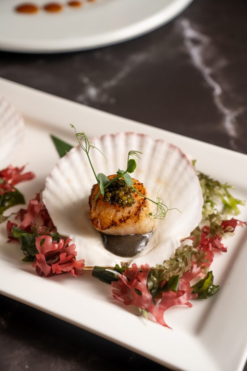 Scallop Yuzu Truffle with Caviar by Nobu Kuala Lumpur