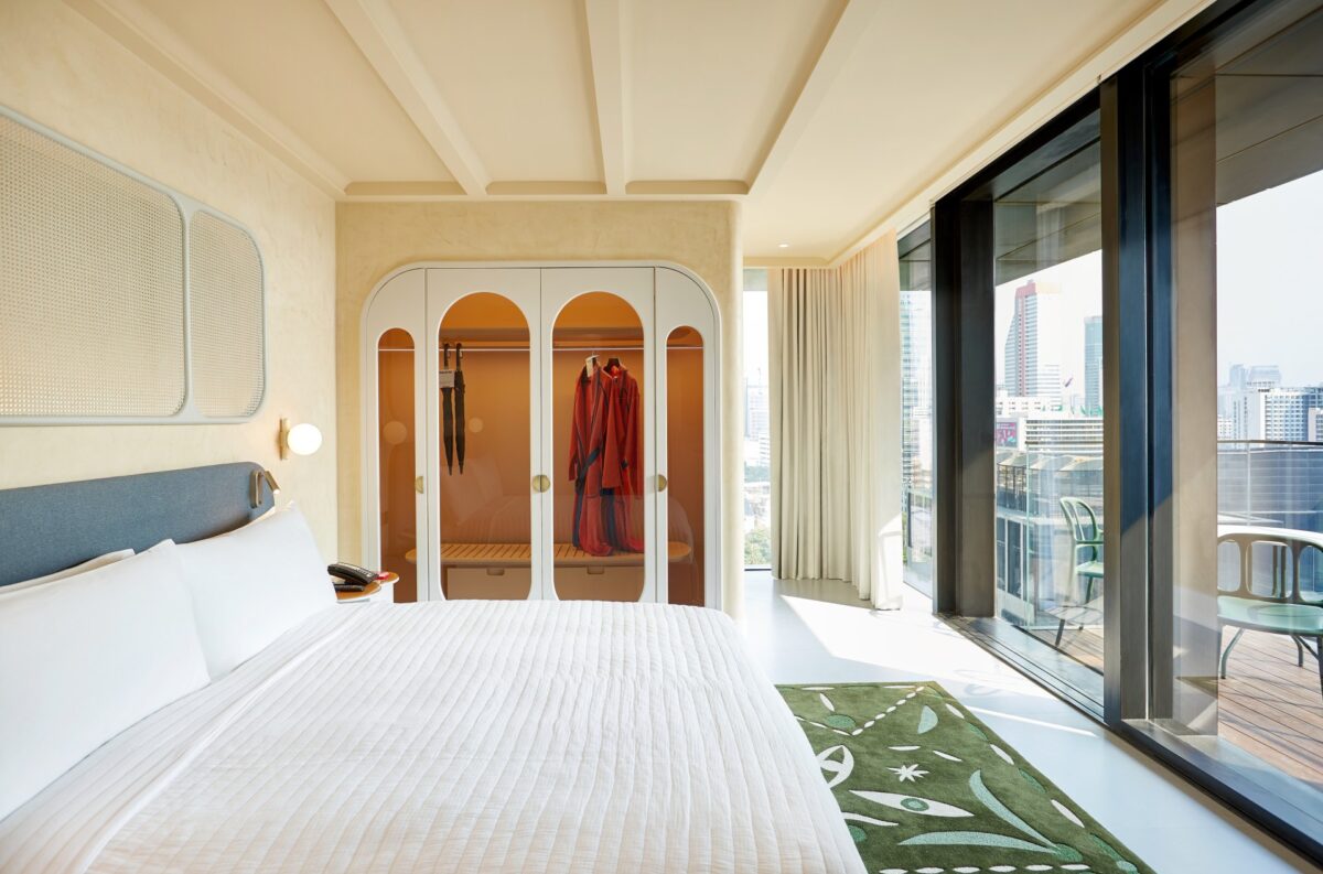 The Balcony Suite of The Standard, Bangkok Mahanakhon.
