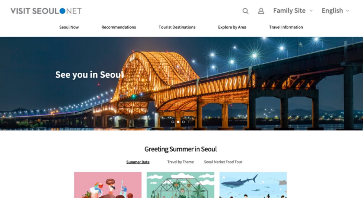 Visit Seoul is a complete travel portal managed by the Seoul Tourism Organization.