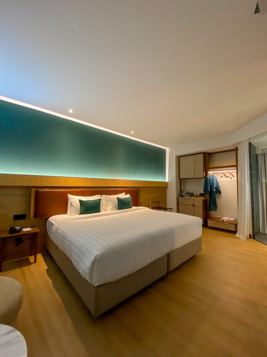 The rooms at The Luma blend contemporary chic with natural furnishings