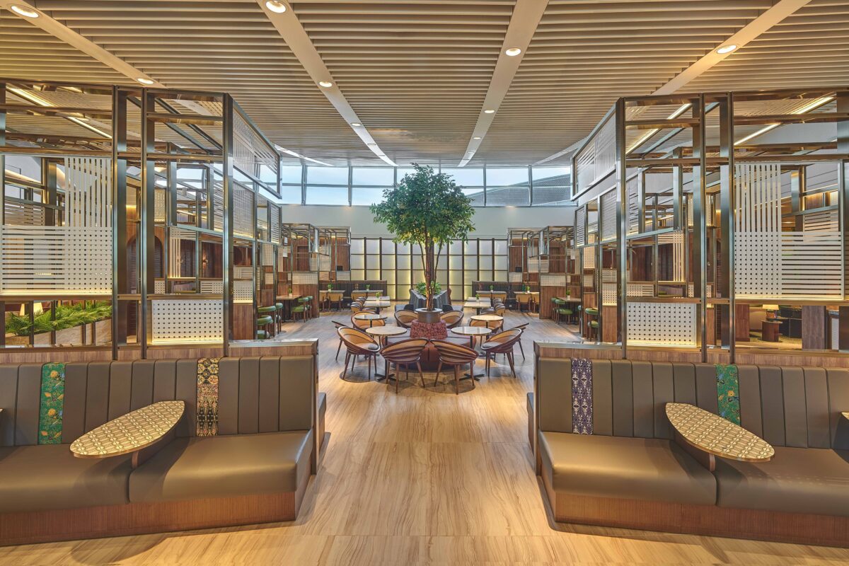 Plaza Premium Lounge Dining Area