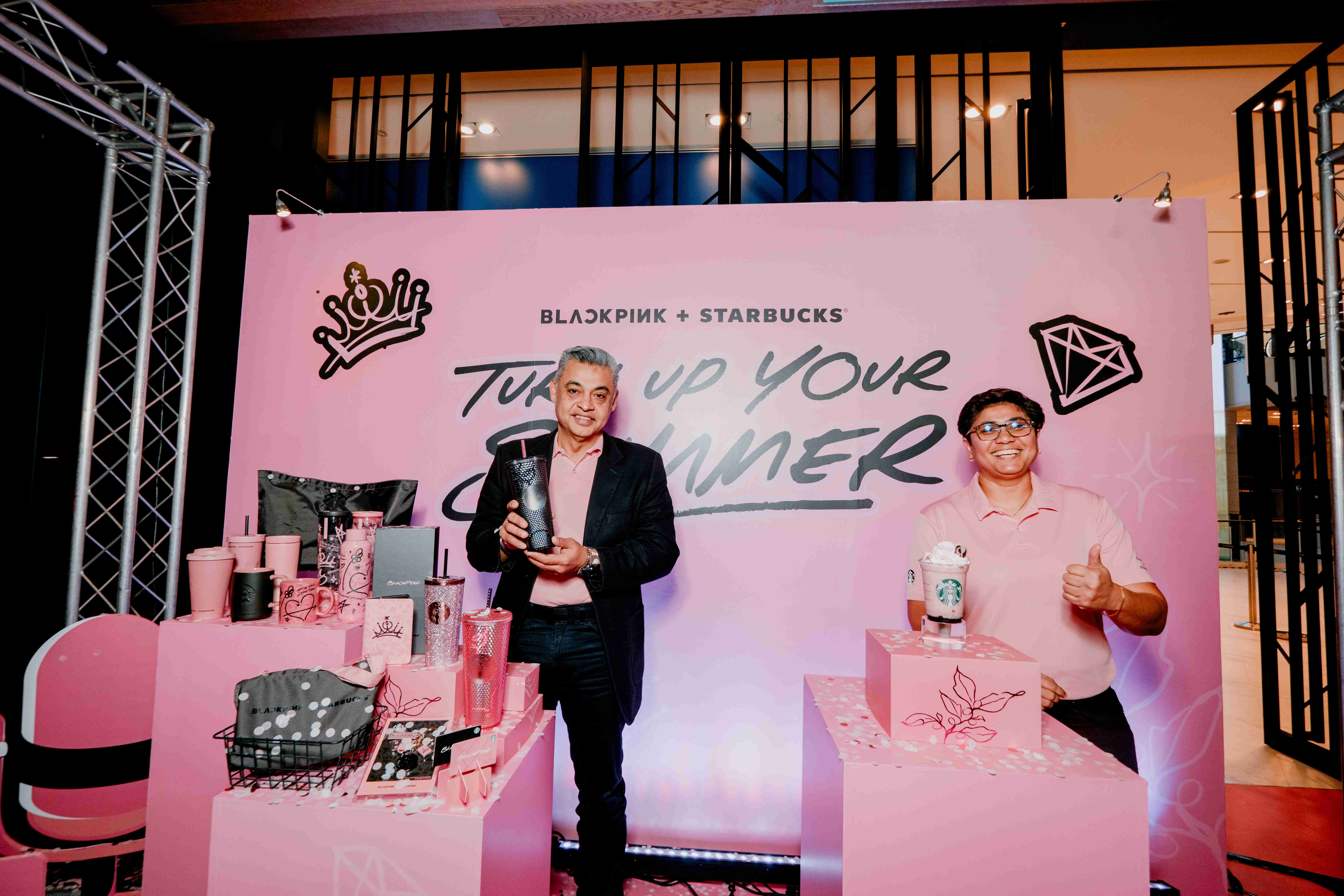 Dato’ Sydney Quays, CEO of Berjaya Food Berhad & Managing Director of Berjaya Starbucks with Zakiah Hanim, Director of Marketing & Category of Berjaya Starbucks 