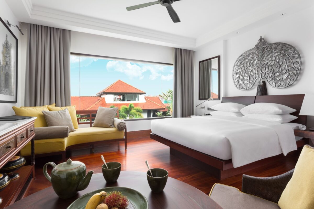 King Bedroom with a park view, Park Hyatt Siem Reap